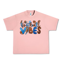 Salmon football vibes Urban Heavy Tee - MaliasSmallBusiness