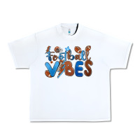White football vibes Urban Heavy Tee - MaliasSmallBusiness