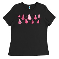 Black pink christmas cakes Ladies Tee - Jasminsmagicworld