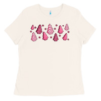 Bone pink christmas cakes Ladies Tee - Jasminsmagicworld