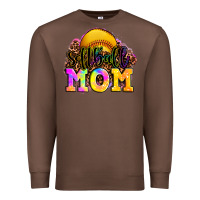 Chestnut softball mom Premium Sweatshirt - OliviaCreatesArt