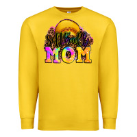 Lemon softball mom Premium Sweatshirt - OliviaCreatesArt
