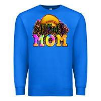 True Royal softball mom Premium Sweatshirt - OliviaCreatesArt