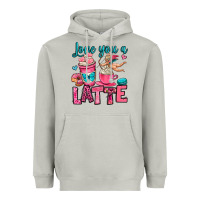 Moon Dust love you a latte Heavyweight Hoodie - OliviaCreatesArt