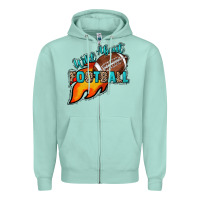 Wild About Football Zipper Hoodie | Teevron