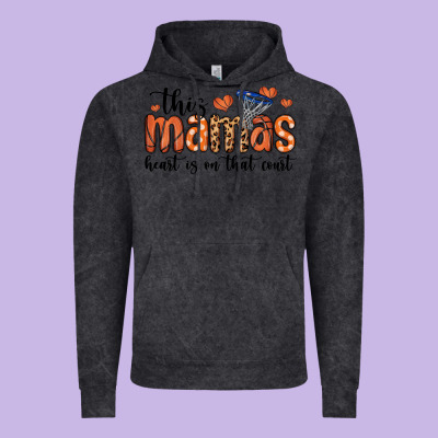 This Mamas Heart Is On That Court Vintage Hoodie Designed By Maliassmallbusiness