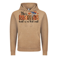 Vintage Coffee this mamas heart is on that court Vintage Hoodie - MaliasSmallBusiness