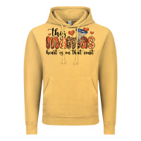 Vintage Mustard this mamas heart is on that court Vintage Hoodie - MaliasSmallBusiness