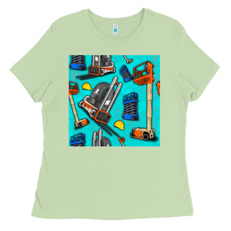 Construction Vehicles Ladies Tee by BundleAndBundleShop | Teevron