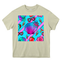 Mossy sea shell Heavy Core Tee - BundleAndBundleShop