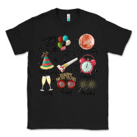 Black happy new year Classic Tee - MaliasSmallBusiness