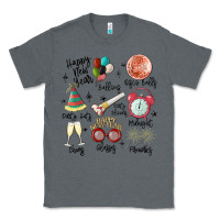 Charcoal Heather happy new year Classic Tee - MaliasSmallBusiness