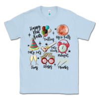 Dusty Blue happy new year Classic Tee - MaliasSmallBusiness