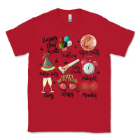 Red happy new year Classic Tee - MaliasSmallBusiness
