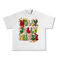 Lunar Rock holly jolly nurse Urban Heavy Tee - MaliasSmallBusiness