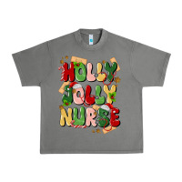Tornado holly jolly nurse Urban Heavy Tee - MaliasSmallBusiness