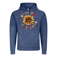 Vintage Denim focus on the good Vintage Hoodie - MaliasSmallBusiness