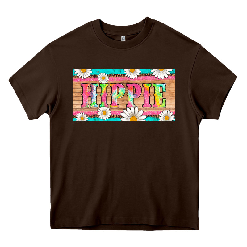 Hippie And Daisys License Plate Template Heavy Core Tee by Artiststas | Teevron