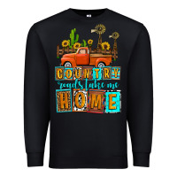 Black country roads take me home olivia Premium Sweatshirt - OliviaCreatesArt