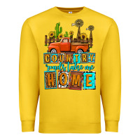 Lemon country roads take me home olivia Premium Sweatshirt - OliviaCreatesArt