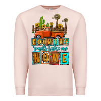 Pale Pink country roads take me home olivia Premium Sweatshirt - OliviaCreatesArt
