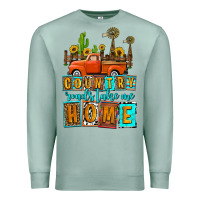 Seafoam country roads take me home olivia Premium Sweatshirt - OliviaCreatesArt