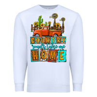 White country roads take me home olivia Premium Sweatshirt - OliviaCreatesArt