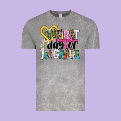 My First Day Of 1st Grade Vintage Tee Designed By Nancycooperartshop
