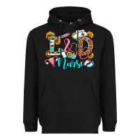 Black labor and delivery nurse Heavyweight Hoodie - OliviaCreatesArt