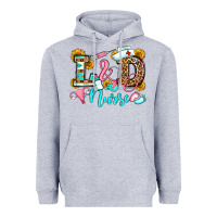 Heather Grey labor and delivery nurse Heavyweight Hoodie - OliviaCreatesArt