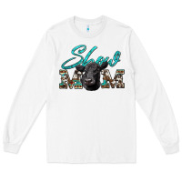 White show mom aztec cowhide black angus Long Sleeve Tee - Artiststas