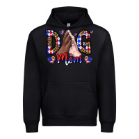 Black America Dog Mama Urban Hoodie - CowhideDigitalArt