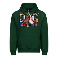 Foreset Green America Dog Mama Urban Hoodie - CowhideDigitalArt
