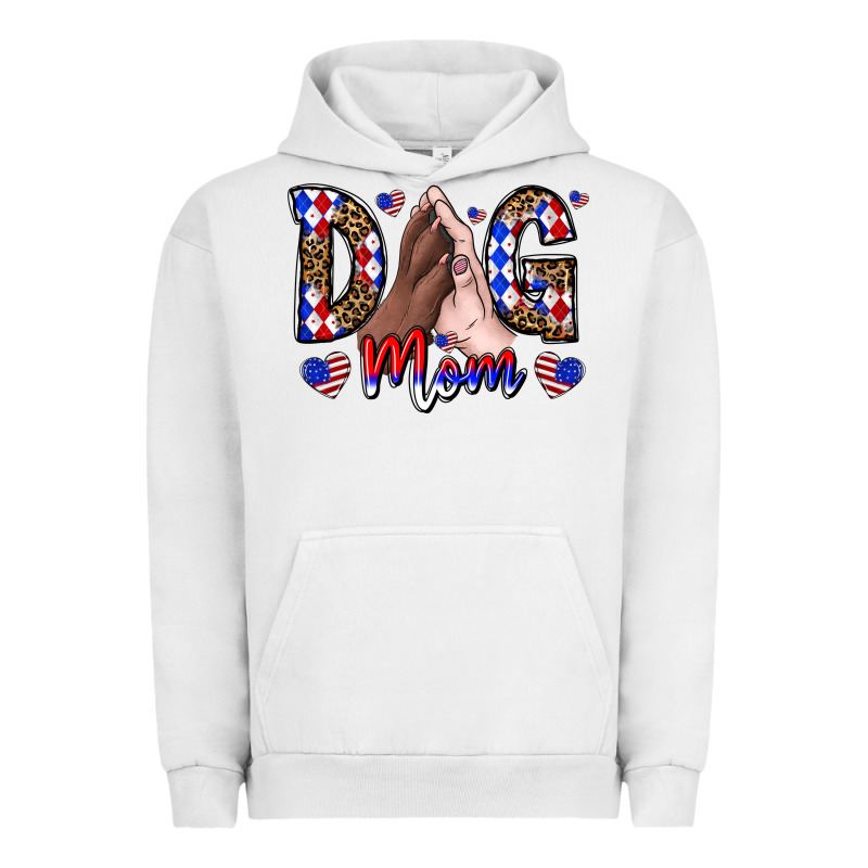 America Dog Mama Urban Hoodie by CowhideDigitalArt | Teevron