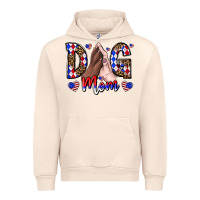 Sandshell America Dog Mama Urban Hoodie - CowhideDigitalArt