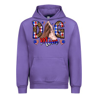 Tulip America Dog Mama Urban Hoodie - CowhideDigitalArt