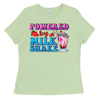 Matcha powered by milkshake Ladies Tee - AdoDesignShop