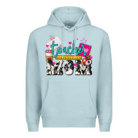 Blue Mist Teacher Mom Mother's Day Premium Hoodie - HowdyJamesFarm