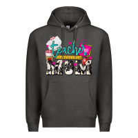 Charcoal Heather Teacher Mom Mother's Day Premium Hoodie - HowdyJamesFarm