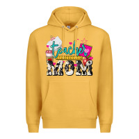 Mustard Teacher Mom Mother's Day Premium Hoodie - HowdyJamesFarm