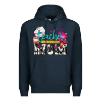 Navy Teacher Mom Mother's Day Premium Hoodie - HowdyJamesFarm