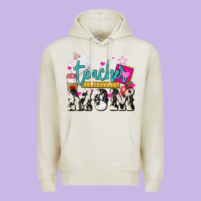 Teacher Mom Mother's Day Premium Hoodie Designed By Howdyjamesfarm