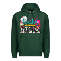 Sports Green Teacher Mom Mother's Day Premium Hoodie - HowdyJamesFarm