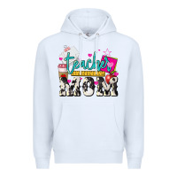 White Teacher Mom Mother's Day Premium Hoodie - HowdyJamesFarm