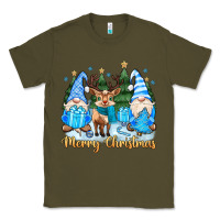 Army Green merry christmas gnome Classic Tee - MaliasSmallBusiness