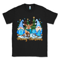 Black merry christmas gnome Classic Tee - MaliasSmallBusiness