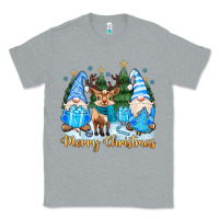 Heather Grey merry christmas gnome Classic Tee - MaliasSmallBusiness