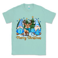 Seafoam merry christmas gnome Classic Tee - MaliasSmallBusiness