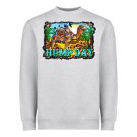 Heather Grey hump day camel and desert Heavyweight Sweatshirt - BarkalooDesign