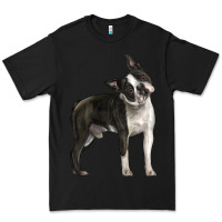 Black Boston Terrier Premium Tee - LillyAllenDesigns
